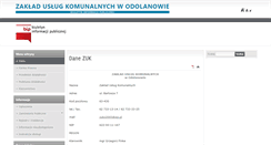 Desktop Screenshot of bip.zukodolanow.pl