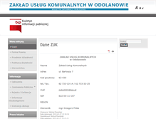 Tablet Screenshot of bip.zukodolanow.pl